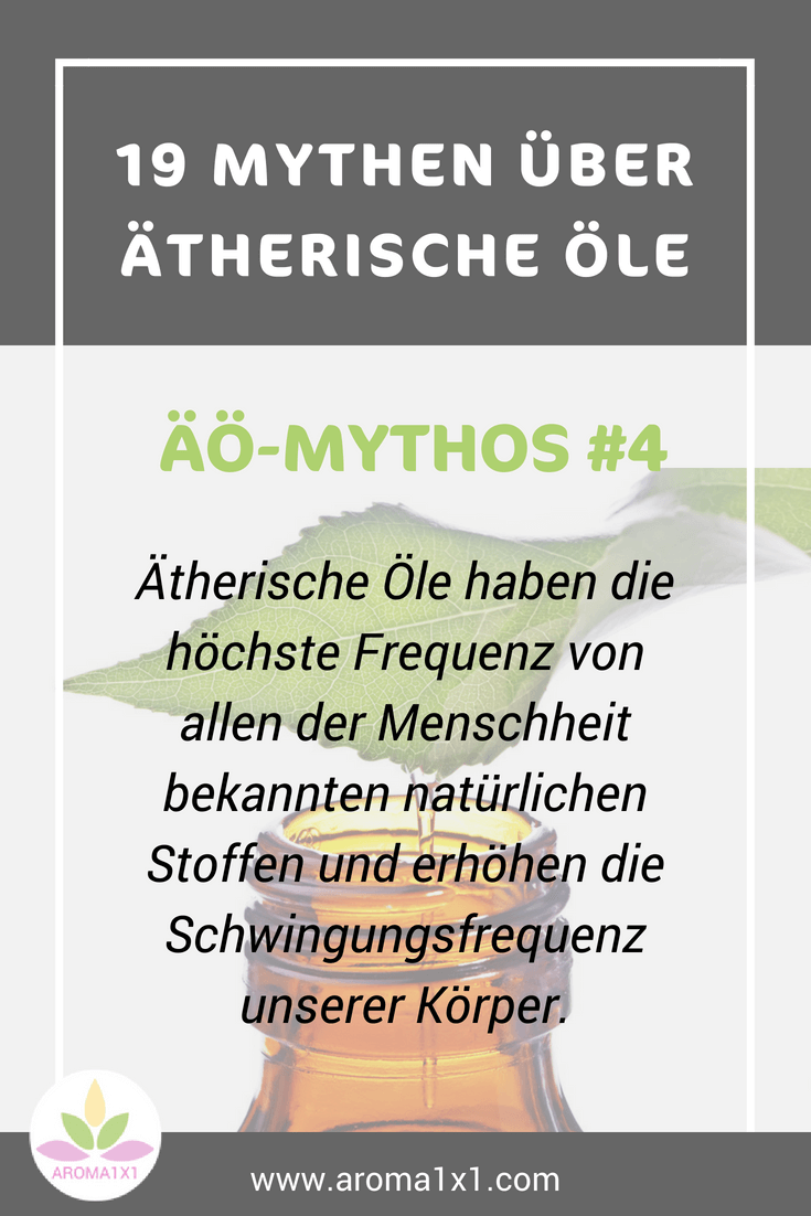 Schwingunsfrequenz von ätherischen Ölen