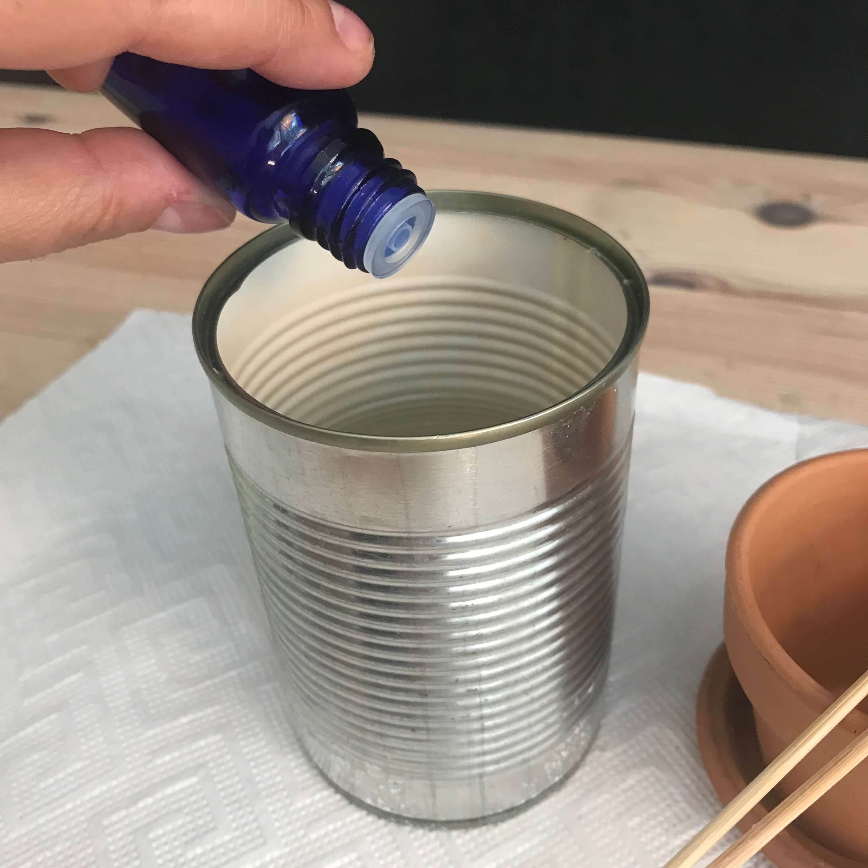Citronella Kerzen selbermachen ätherische Öle