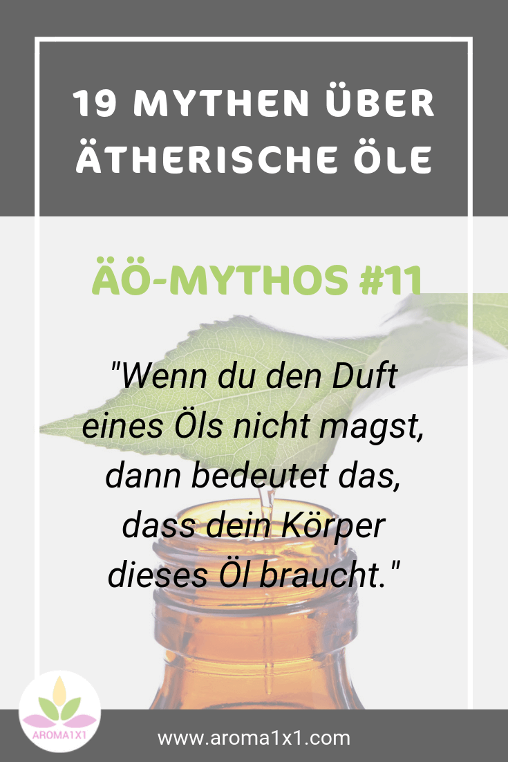 Mythen über ätherische Öle #11