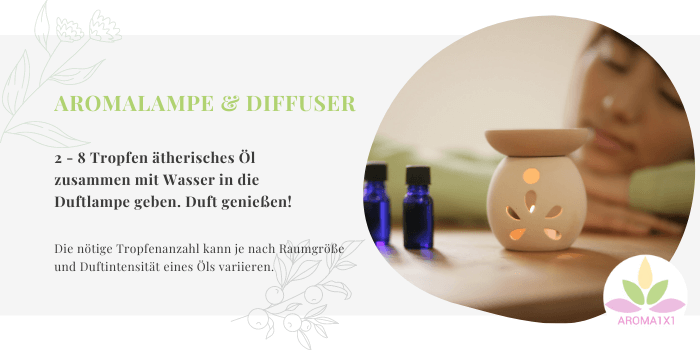 ätherische Öle Anwendung 1 Aromalampe Aromadiffuser