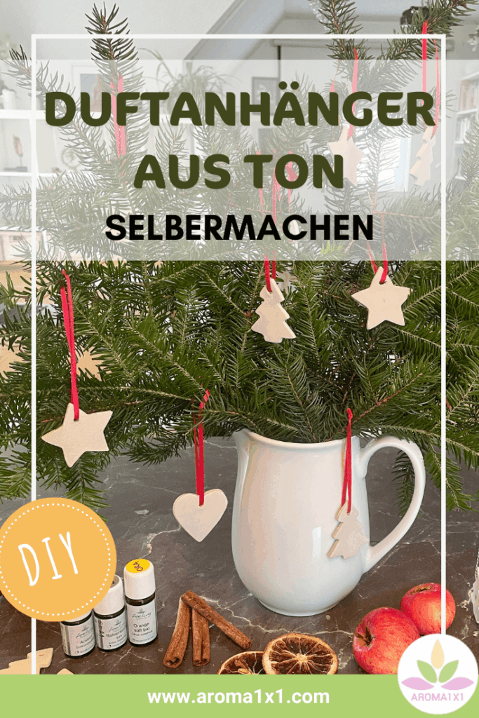 Duftanhänger aus Ton selbermachen