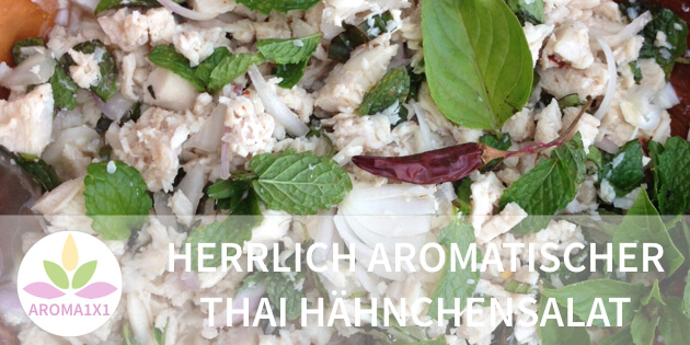 Rezept - Aromatischer thailändischer Hähnchensalat | AROMA 1x1