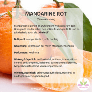 Mandarinenöl Wirkung