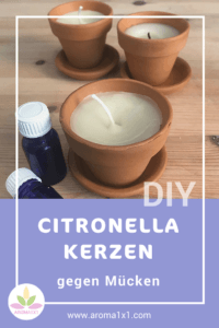 Citronella Kerzen selber herstellen