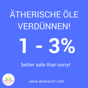 Ätherische Öle verdünnen