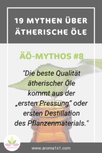 Beste Qualität kommt aus erster Destillation