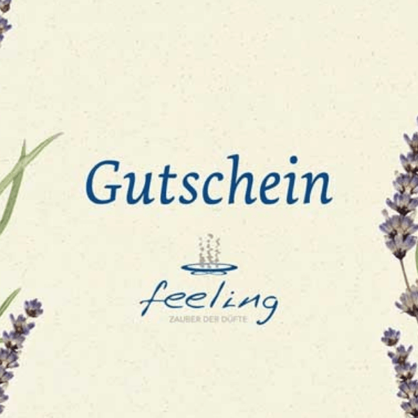 Geschenk Gutschein ätherische Öle