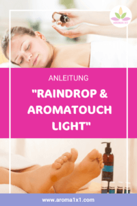 Raindrop Aromatouch light Anleitung
