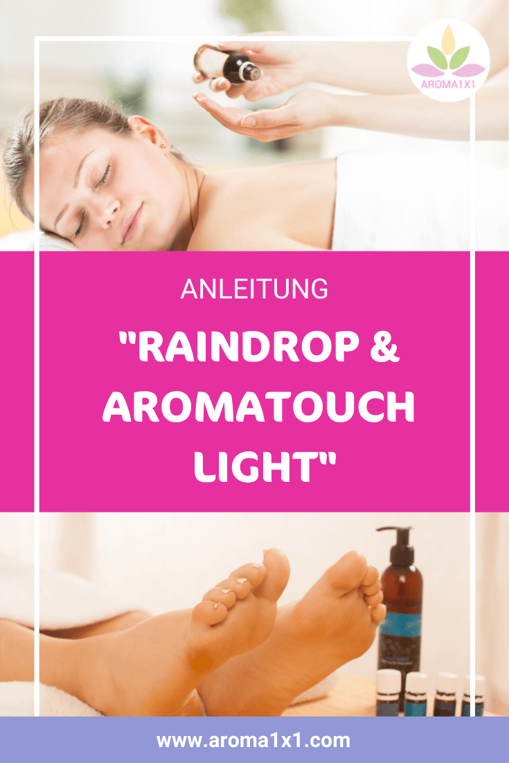 Raindrop Aromatouch light Anleitung