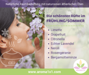 ätherische Öle Frühling Sommer