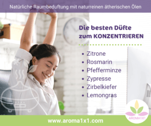besser Konzentrieren mit ätherischen Ölen