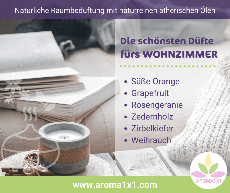 ätherische Öle Raumduft Wohnzimmer