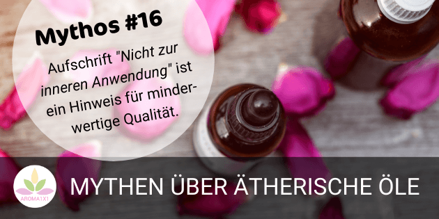 Mythen über ätherische Öle