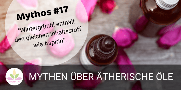 Wintergrünöl enthält den gleichen Inhaltsstoff wie Aspirin