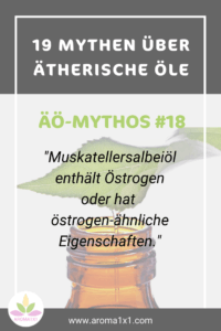 Muskatellersalbeiöl enthält Östrogen