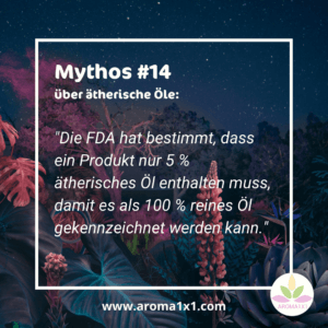 Mythen über ätherische Öle 14 fünf prozent
