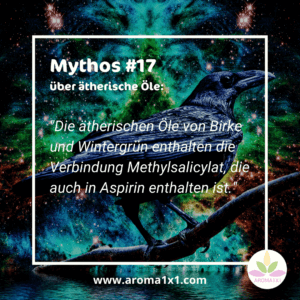 Aspirin-ähnliche Inhaltsstoffe in Birkenöl und Wintergrünöl