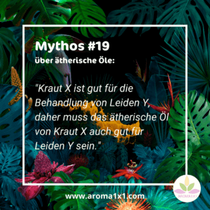ätherische Öle versus Kräuter