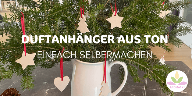 Duftanhänger aus Ton selbermachen