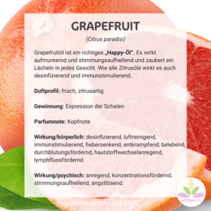 Grapefruitöl zum Entgiften