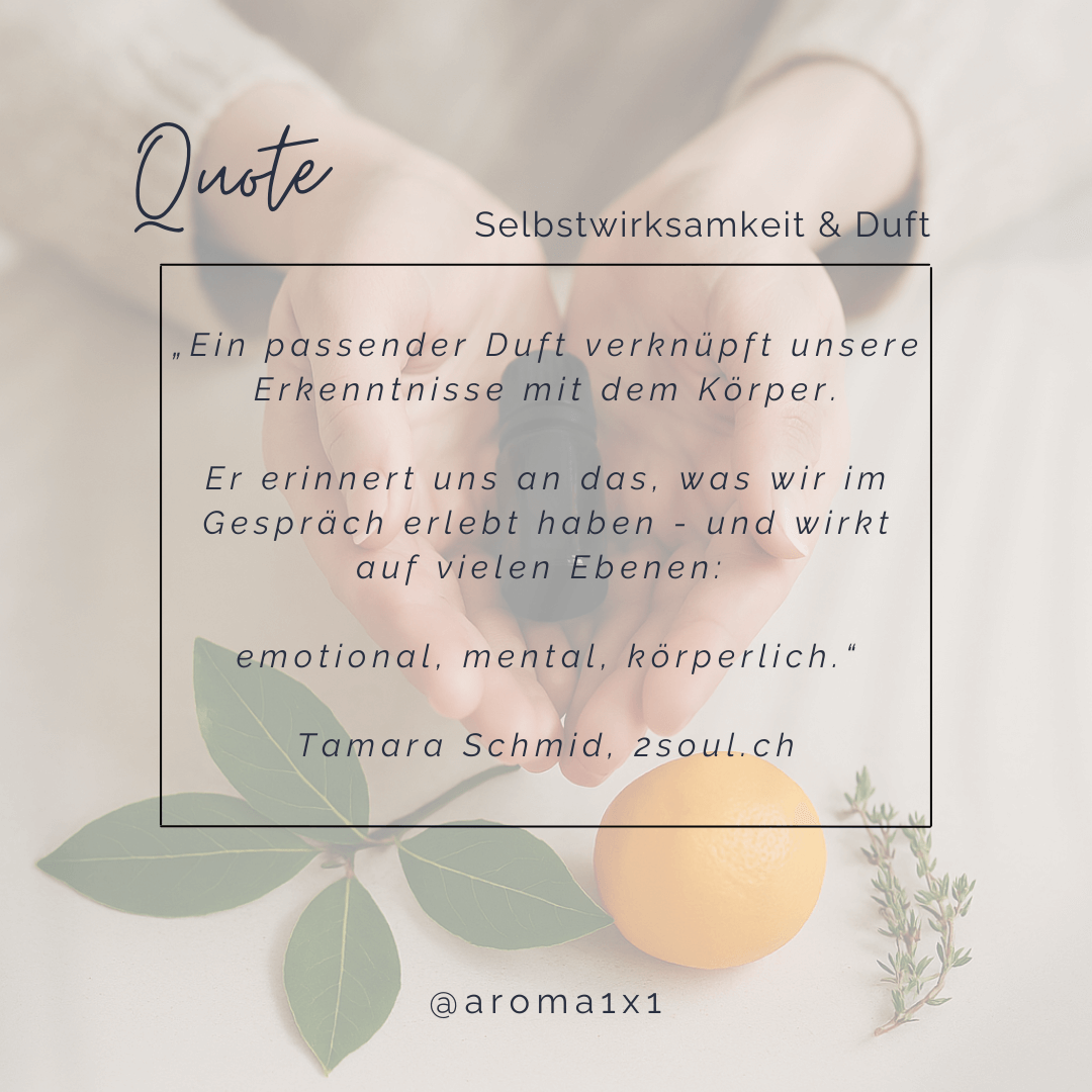 Aromatherapie für mentale Gesundheit Aromatherapie als Anker